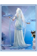 1/3 Delusion Genshin Impact Furina Tideheart Skin Cosplay Costume